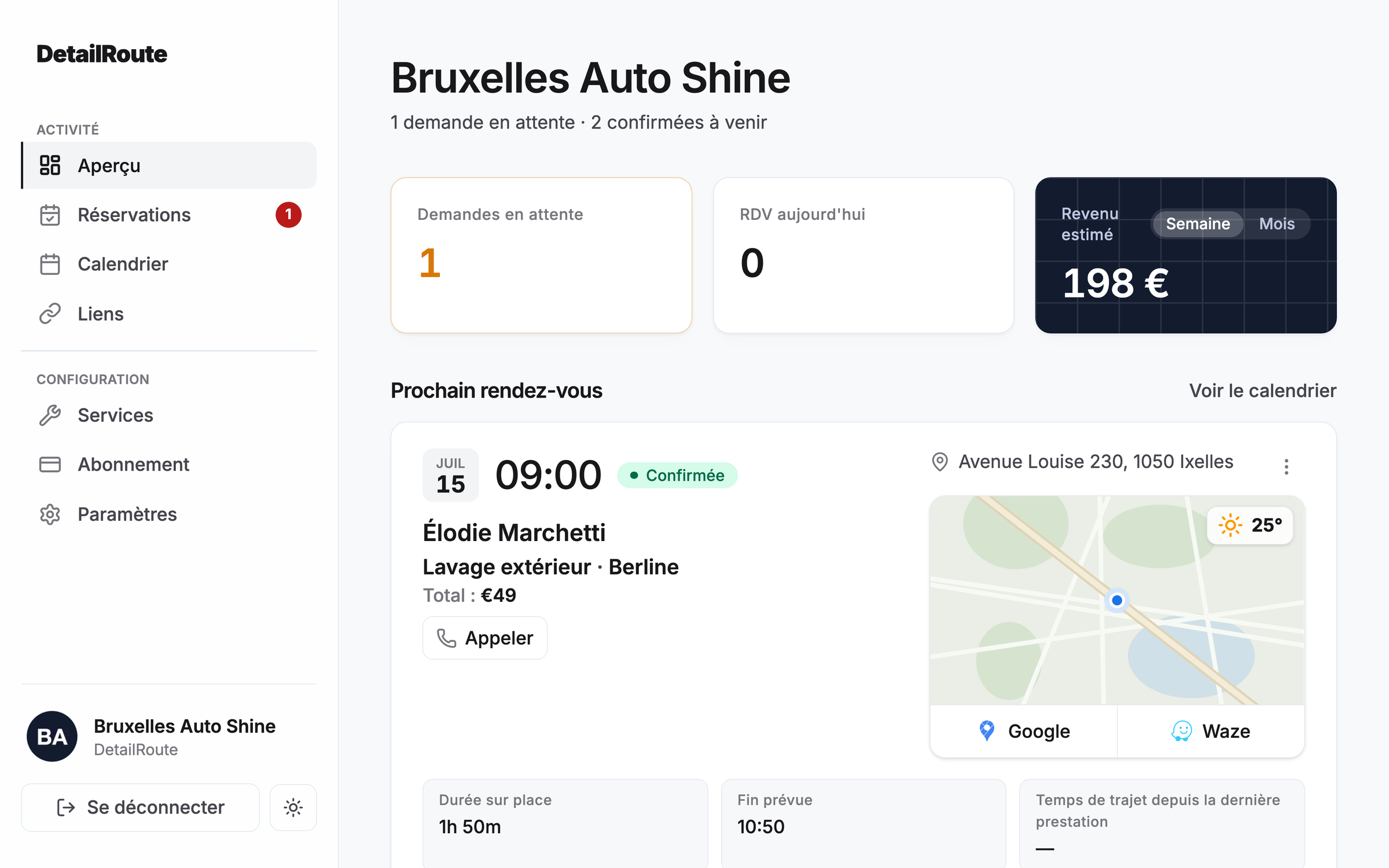 Toutes vos tournées, jour après jour